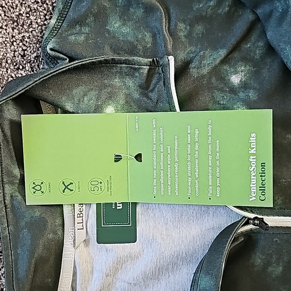 L.L.Bean 1/4 Zip Pullover Top - Picture 4 of 4